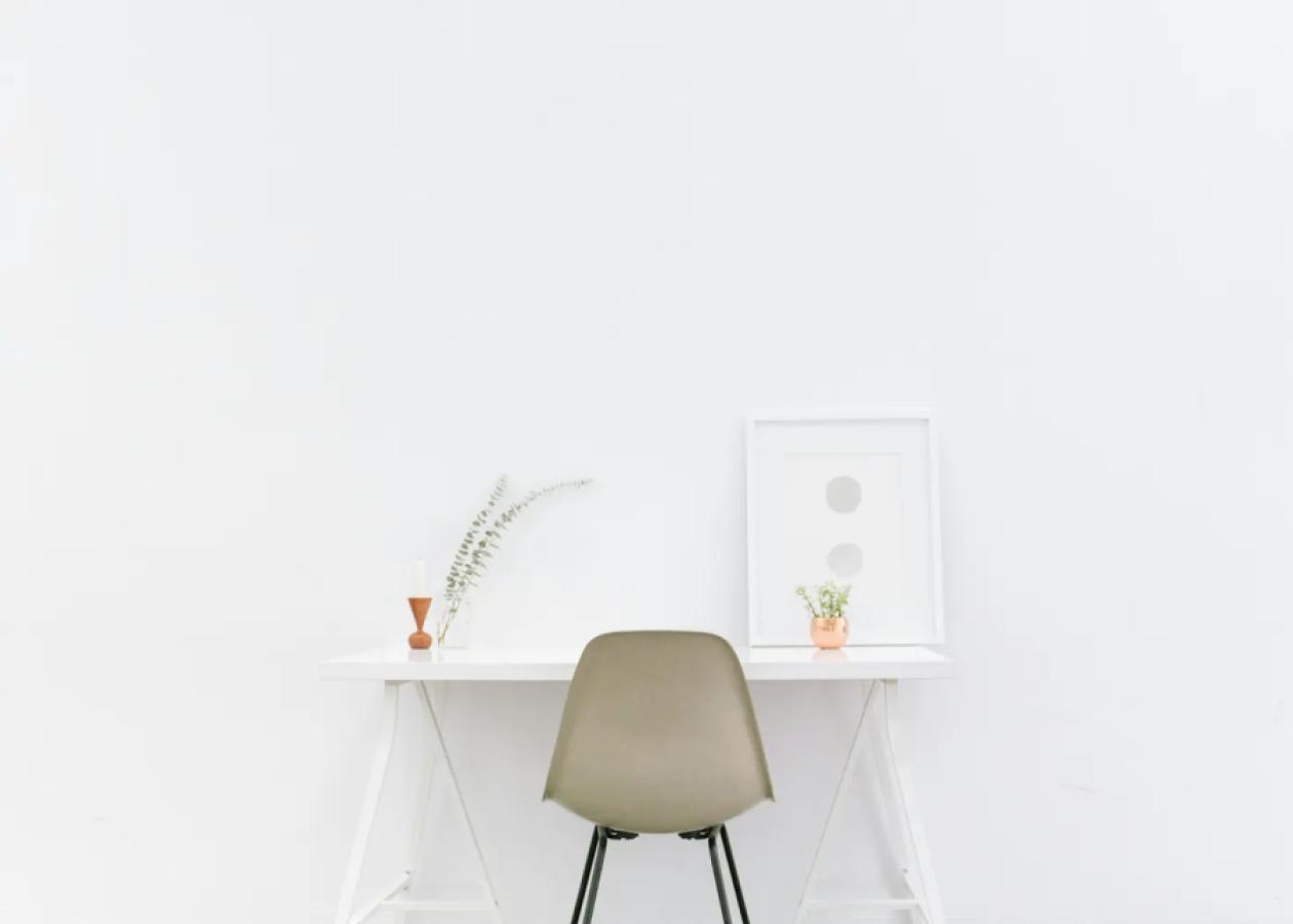 Oak writing desk